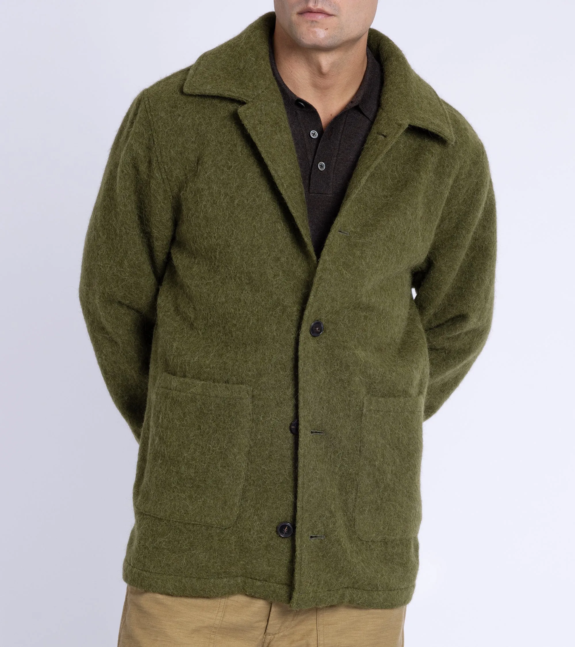 A Kind of Guise Jorvi Wool Alpaca Jacket: Hairy Meadow