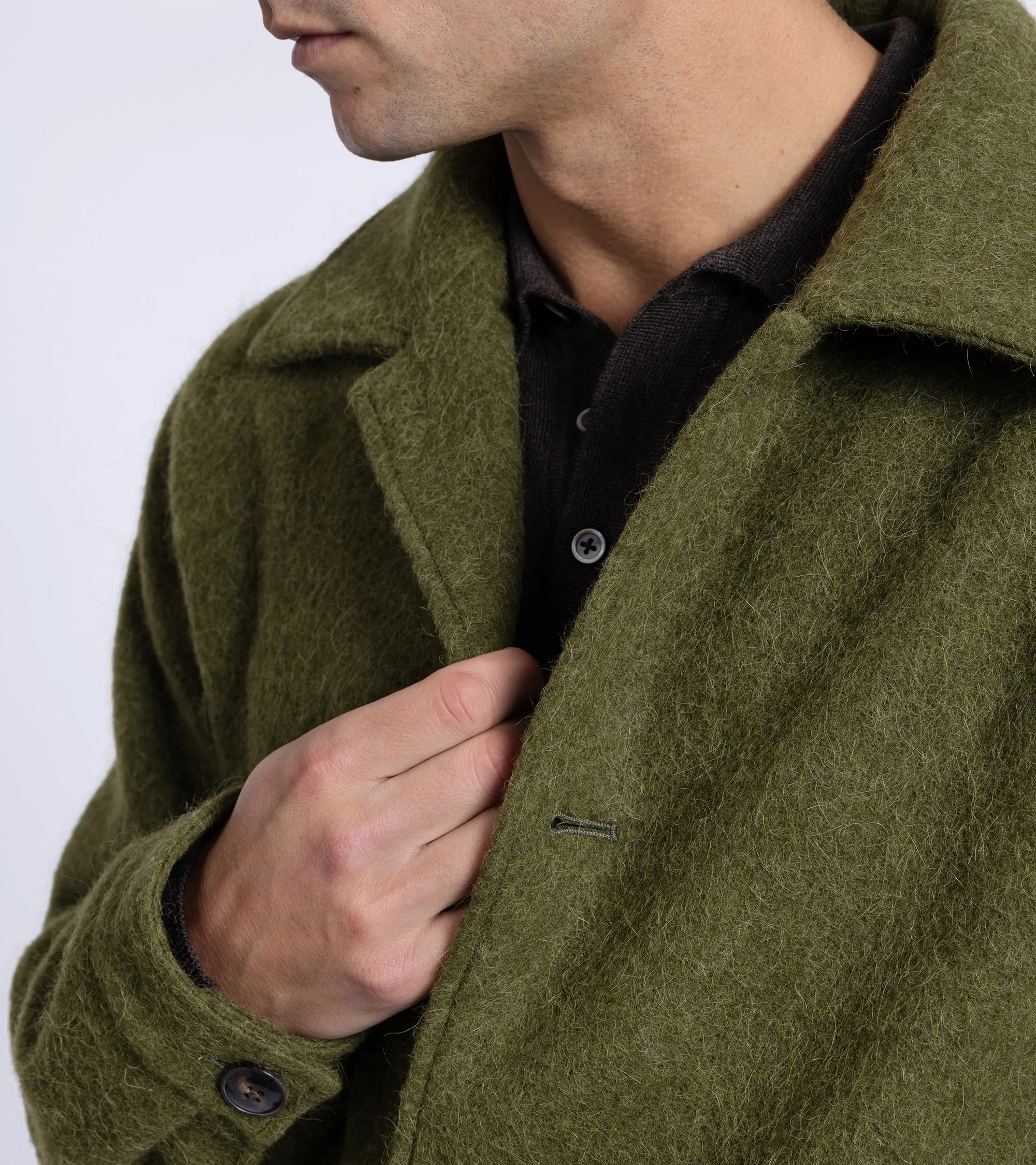 A Kind of Guise Jorvi Wool Alpaca Jacket: Hairy Meadow