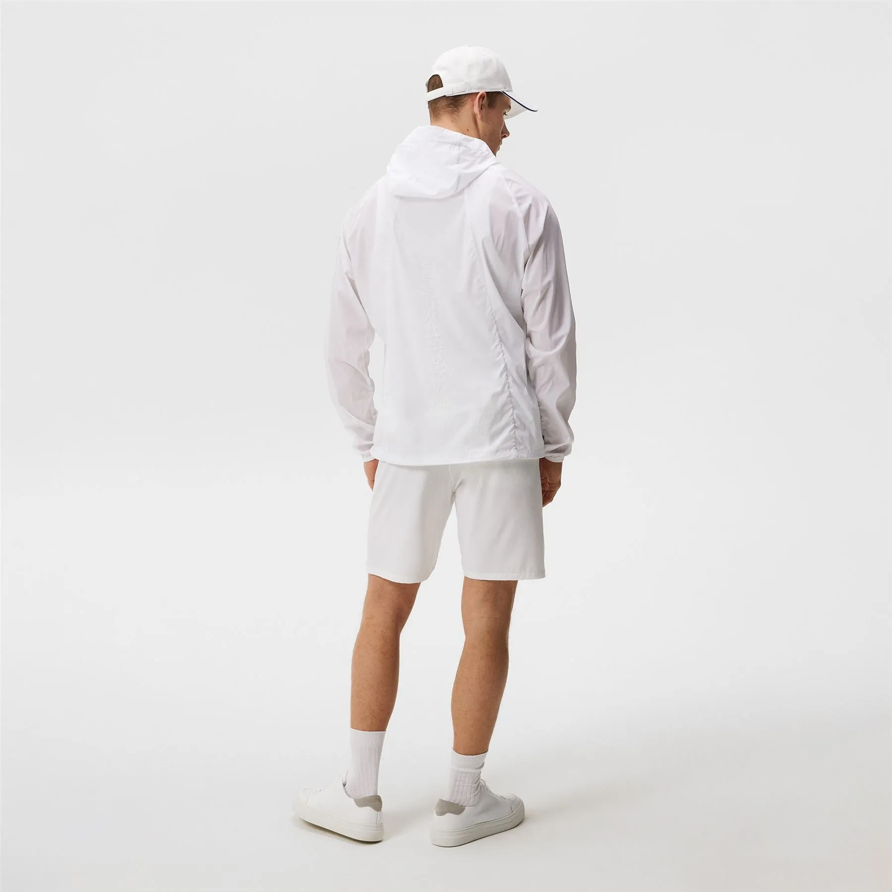 Arron Stretch Wind Hoodie White - SU23