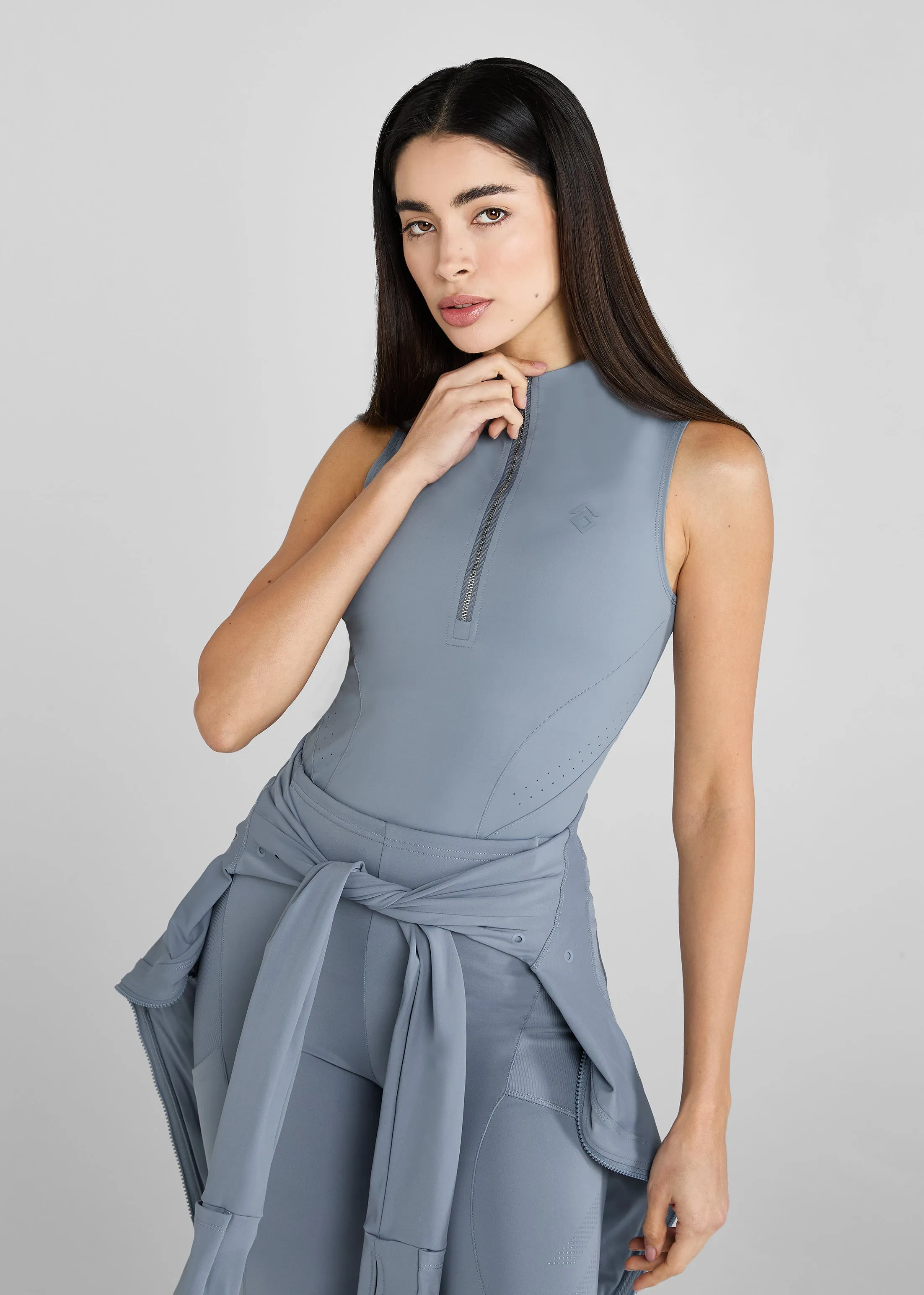 Ash Blue Sleeveless Core Base Layer