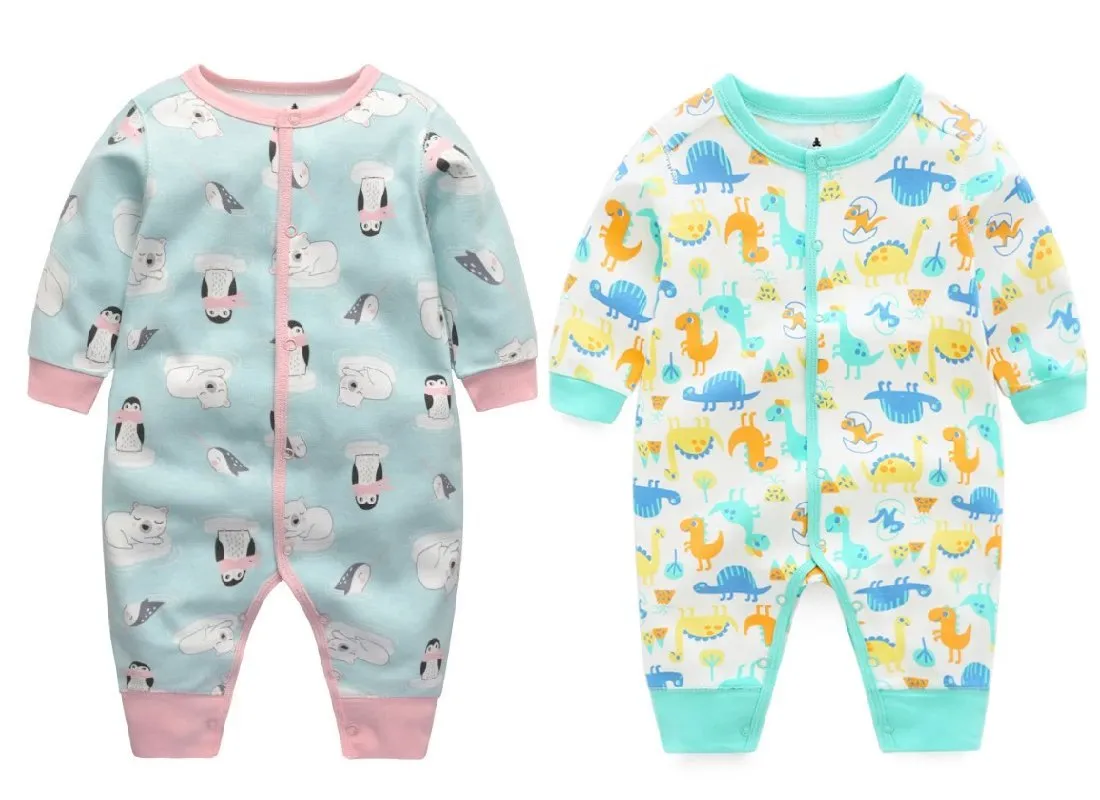 Baby Romper Combo-Sweet-o-Saurus and My Little penguin