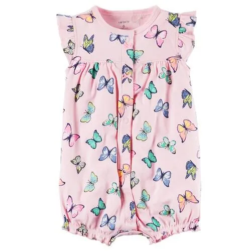 Baby Romper Shorts Combo- Cute Butterfly and Naughty Saurus