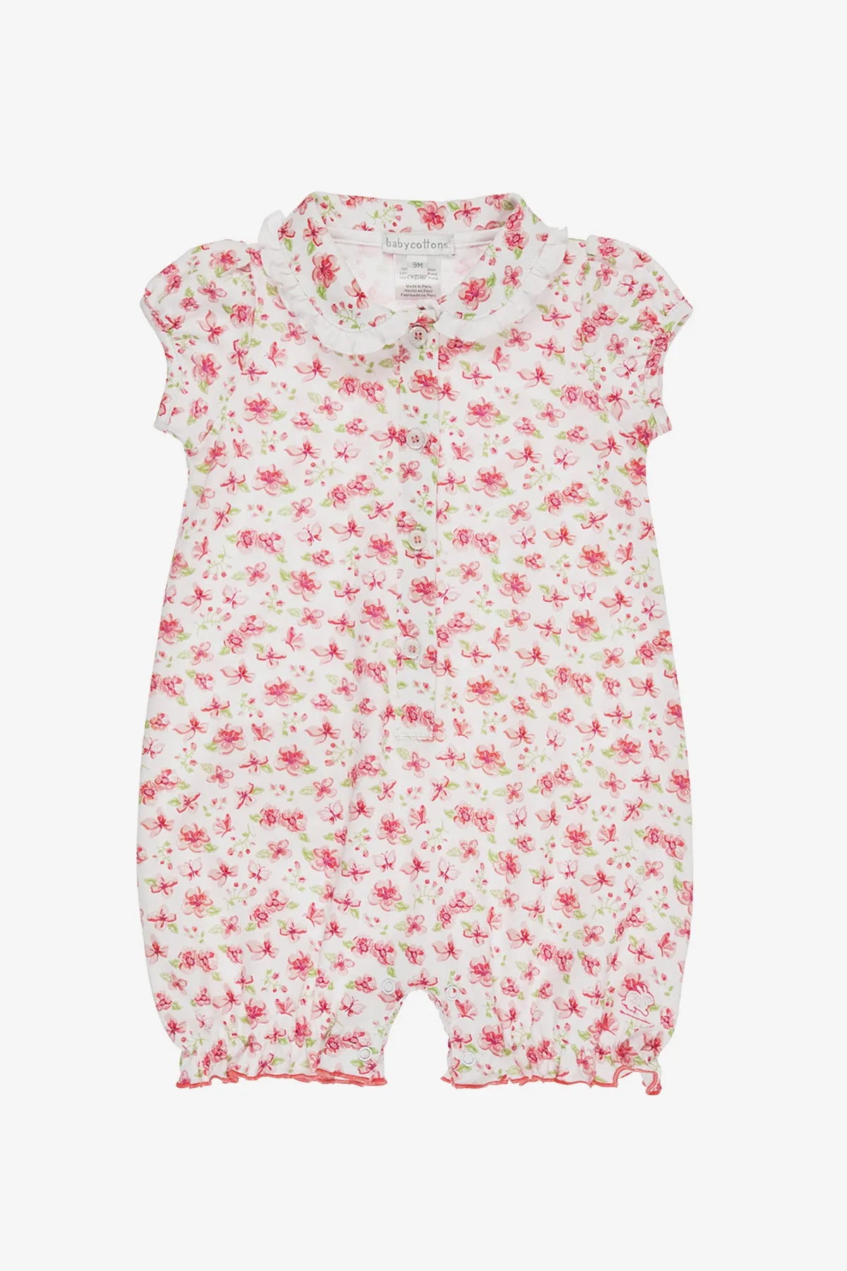 Babycottons Scarlett Baby Girl Playsuit (Size 9M left)