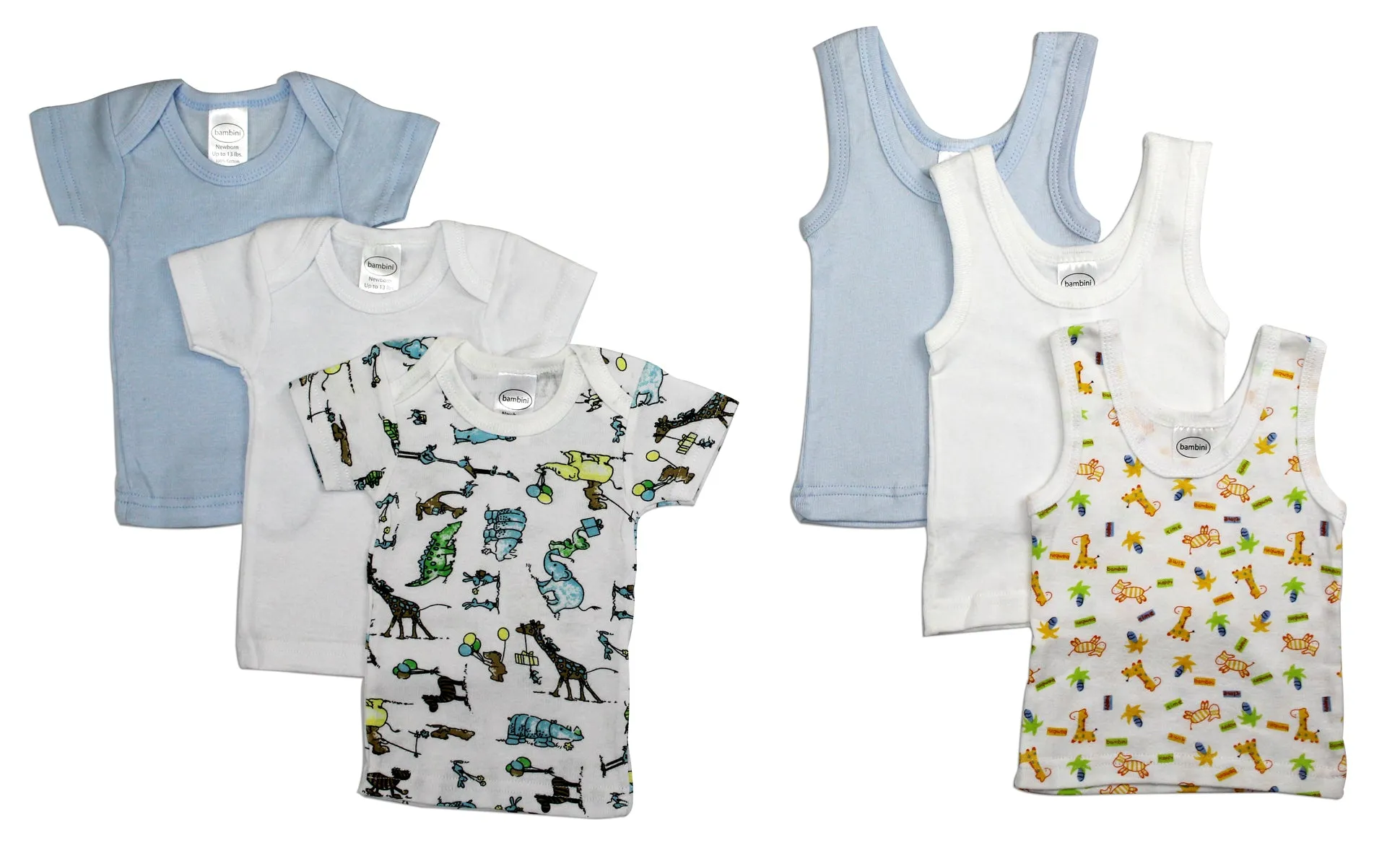 Boys 6 Piece Layette Set