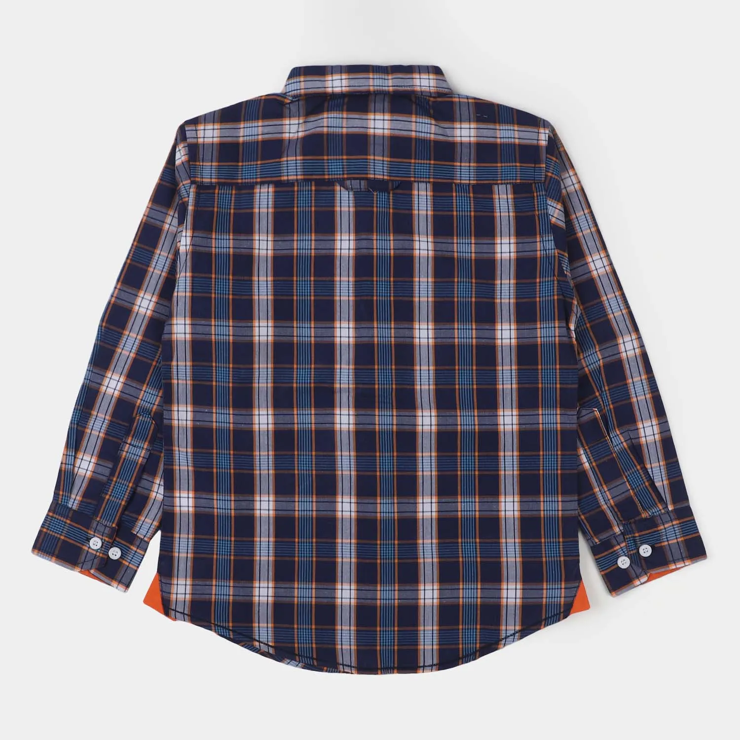 Boys Cotton Casual Shirt Wanderlust - Check