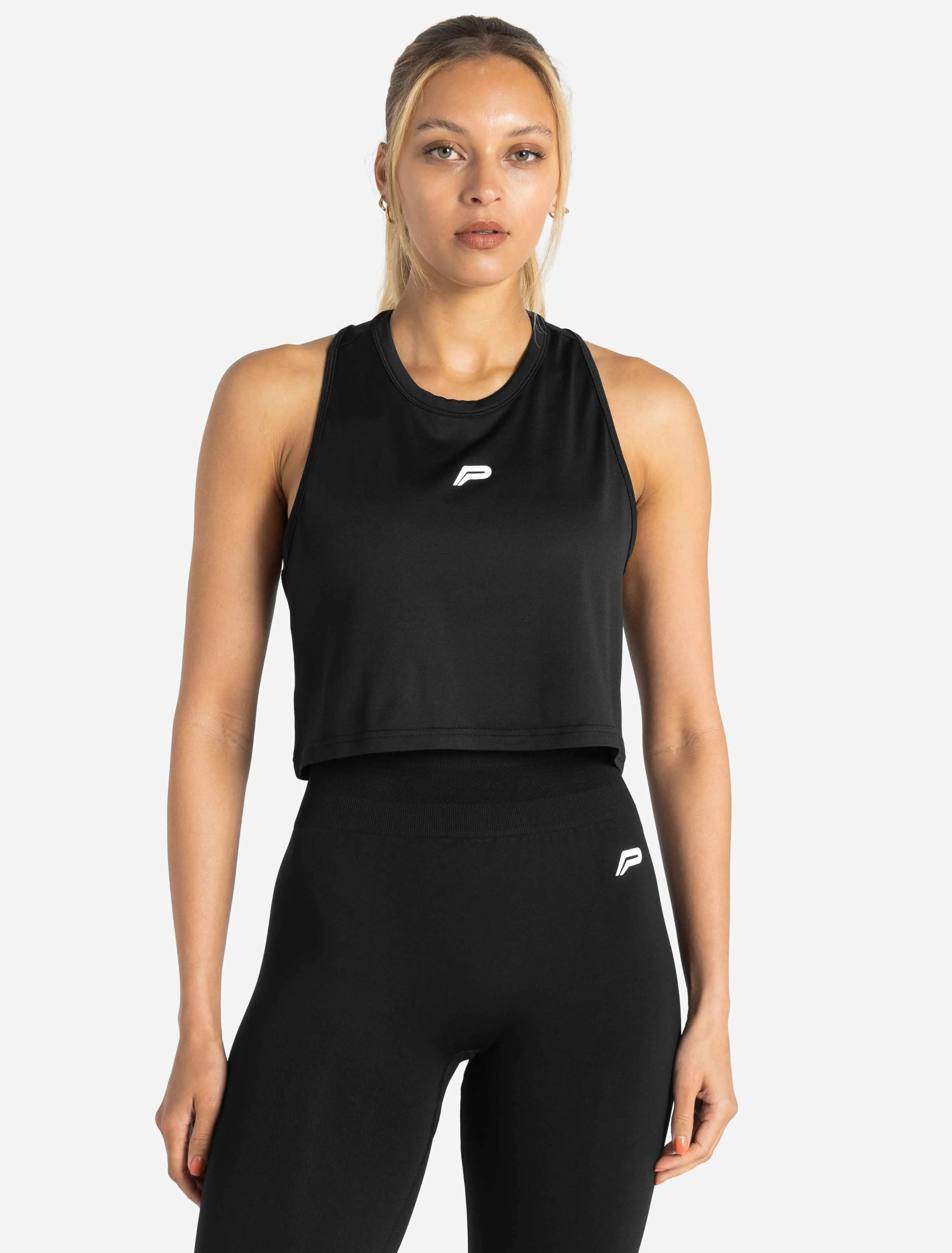 BreathEasy Crop Vest - Black