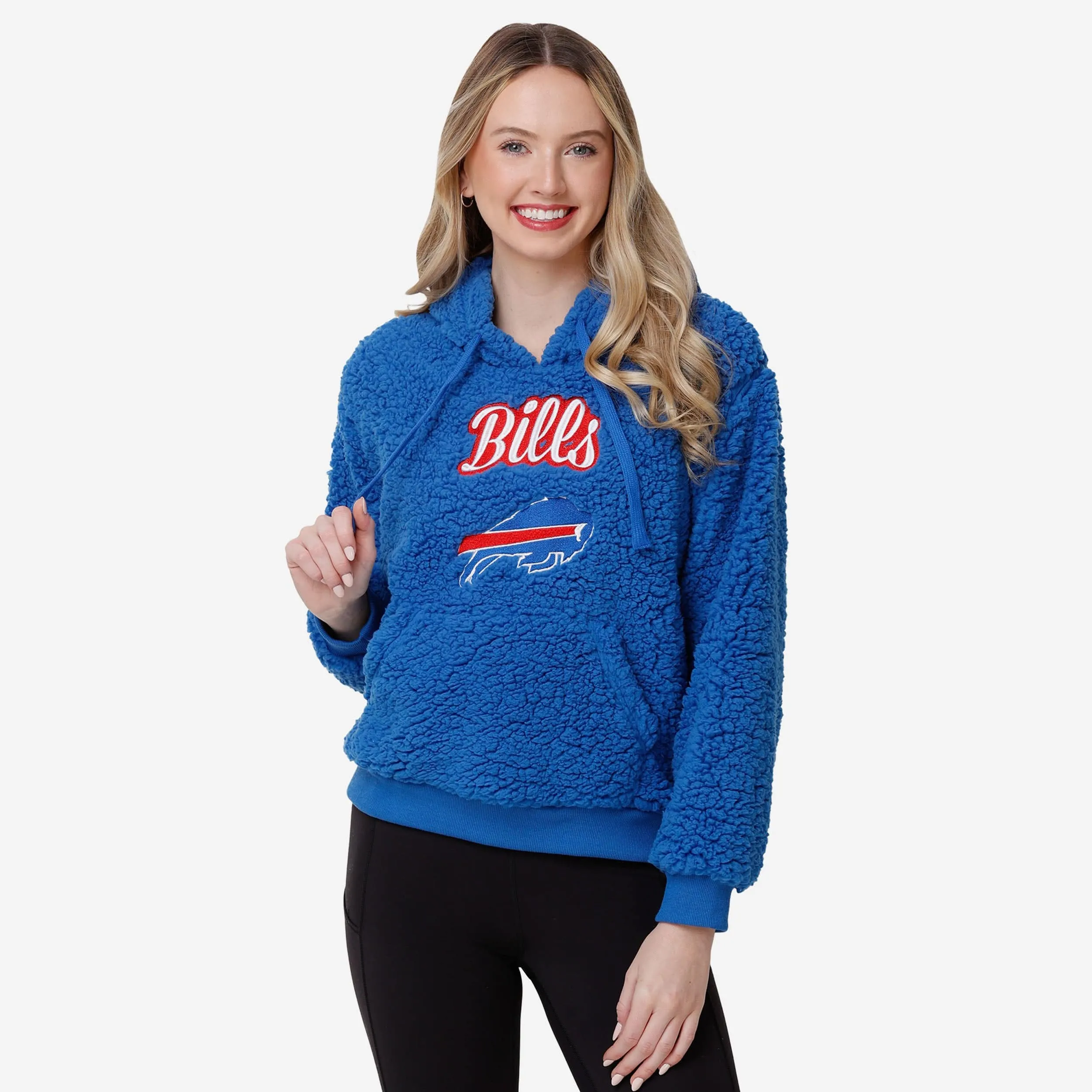 Buffalo Bills Womens Sherpa Hooded Sweatshirt