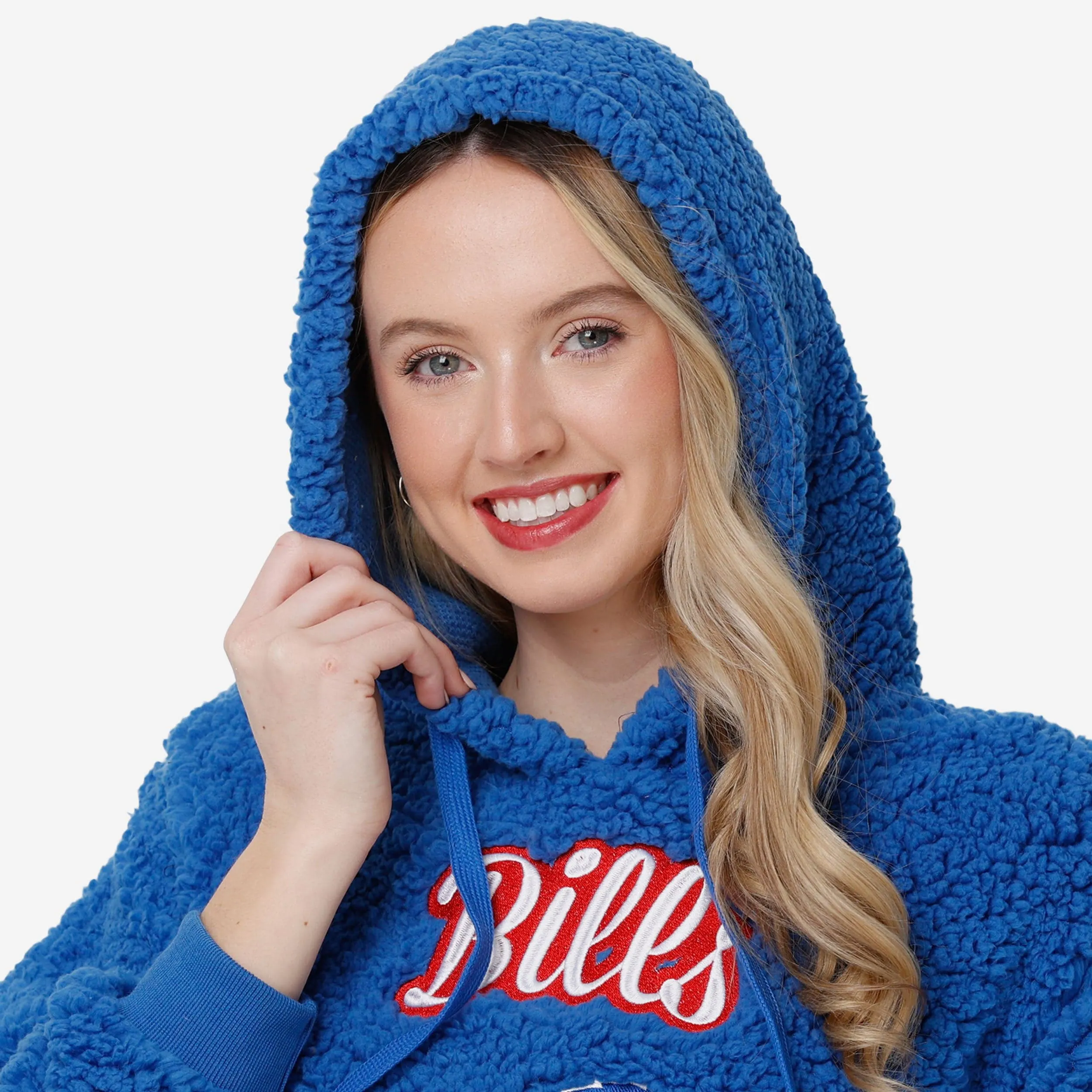 Buffalo Bills Womens Sherpa Hooded Sweatshirt