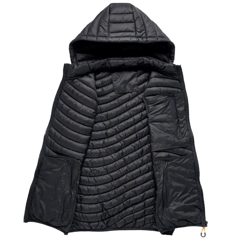 CLEARANCE / Stylish Sports Warmed Men's Vest with Hood and Zippered Pockets - SF1516