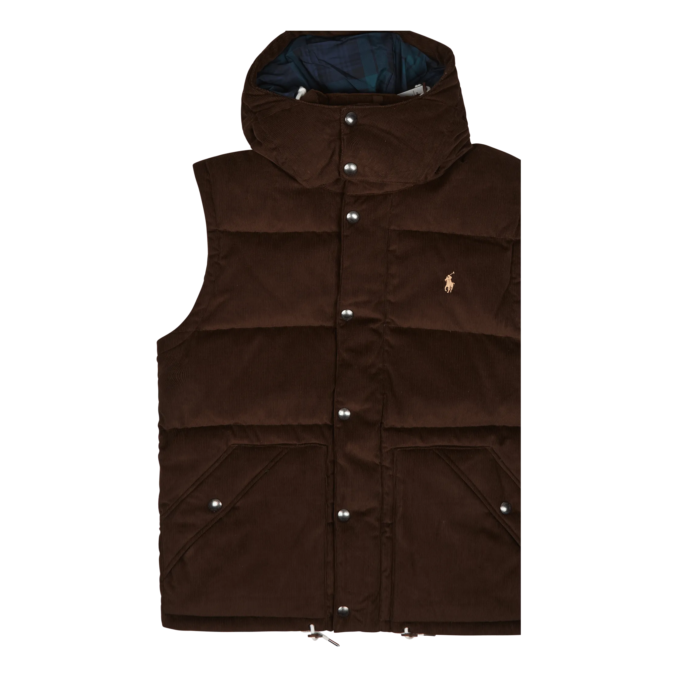 Convertible Corduroy Down Jacket Dark Beech