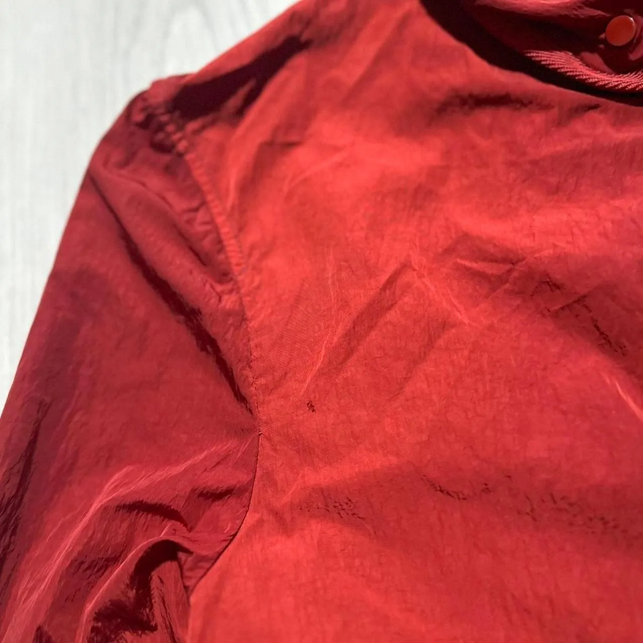 CP Company Red Nylon Goggle Jacket