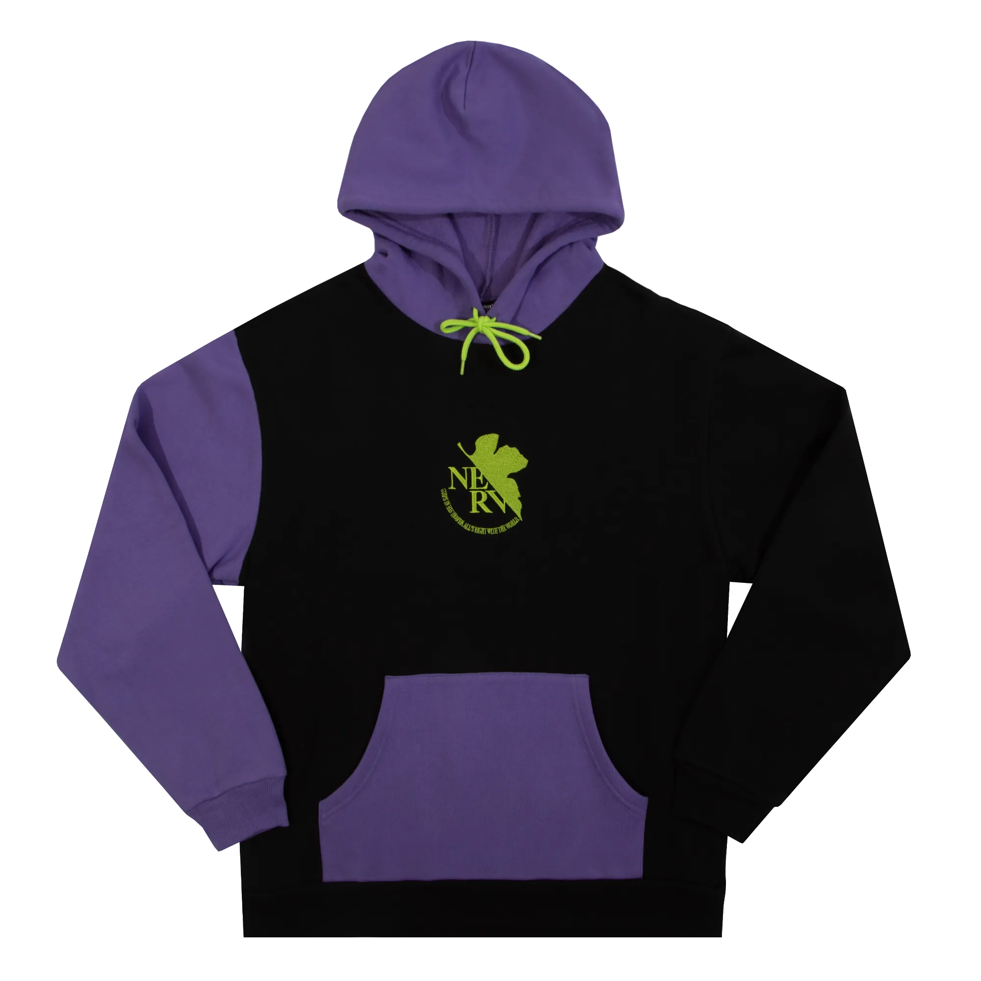 Eva Unit-01 Colorblock Hoodie