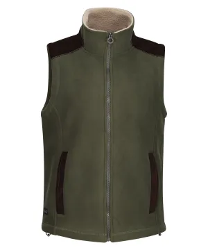 Faversham fleece bodywarmer | Dark Khaki