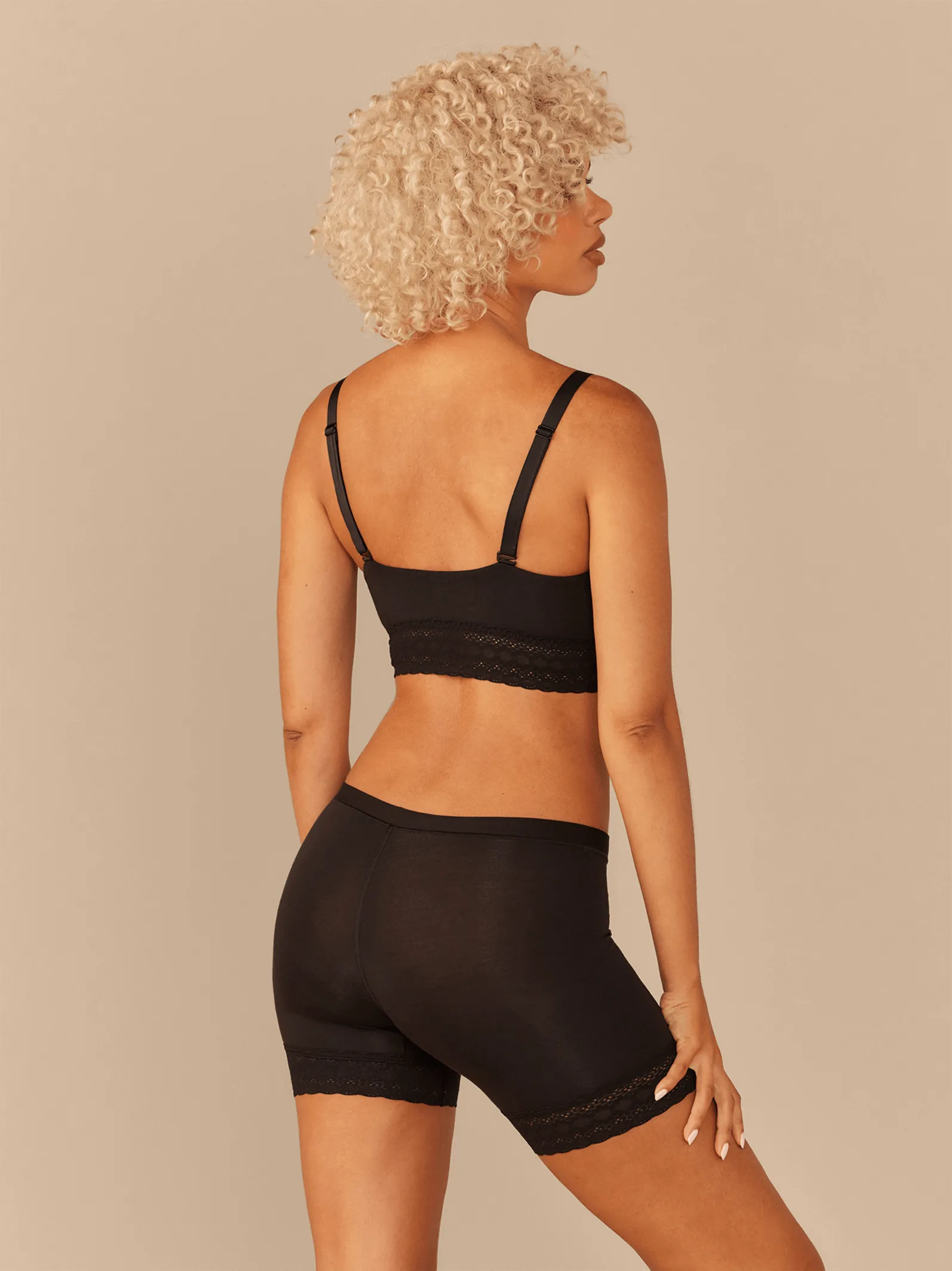 FeelFree Lace Long Boyshort | Bougie Rouge