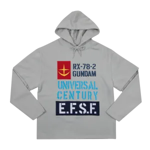 Gundam E.F.S.F. Grey Hoodie