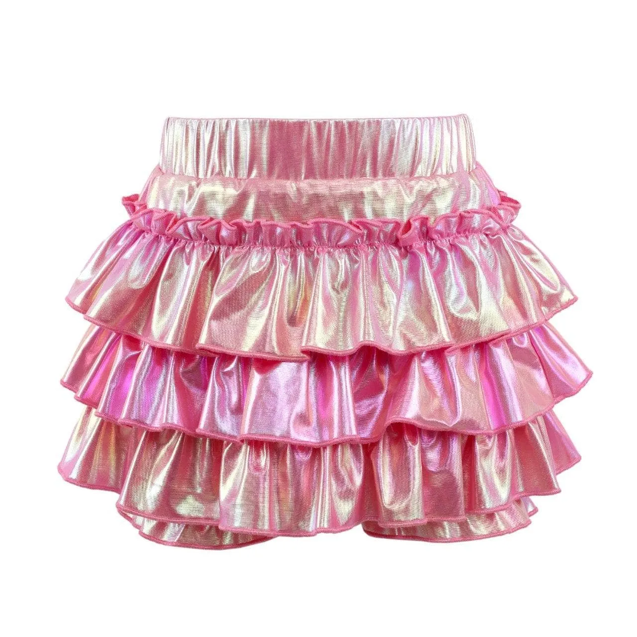 Hologram Ruffle Skort