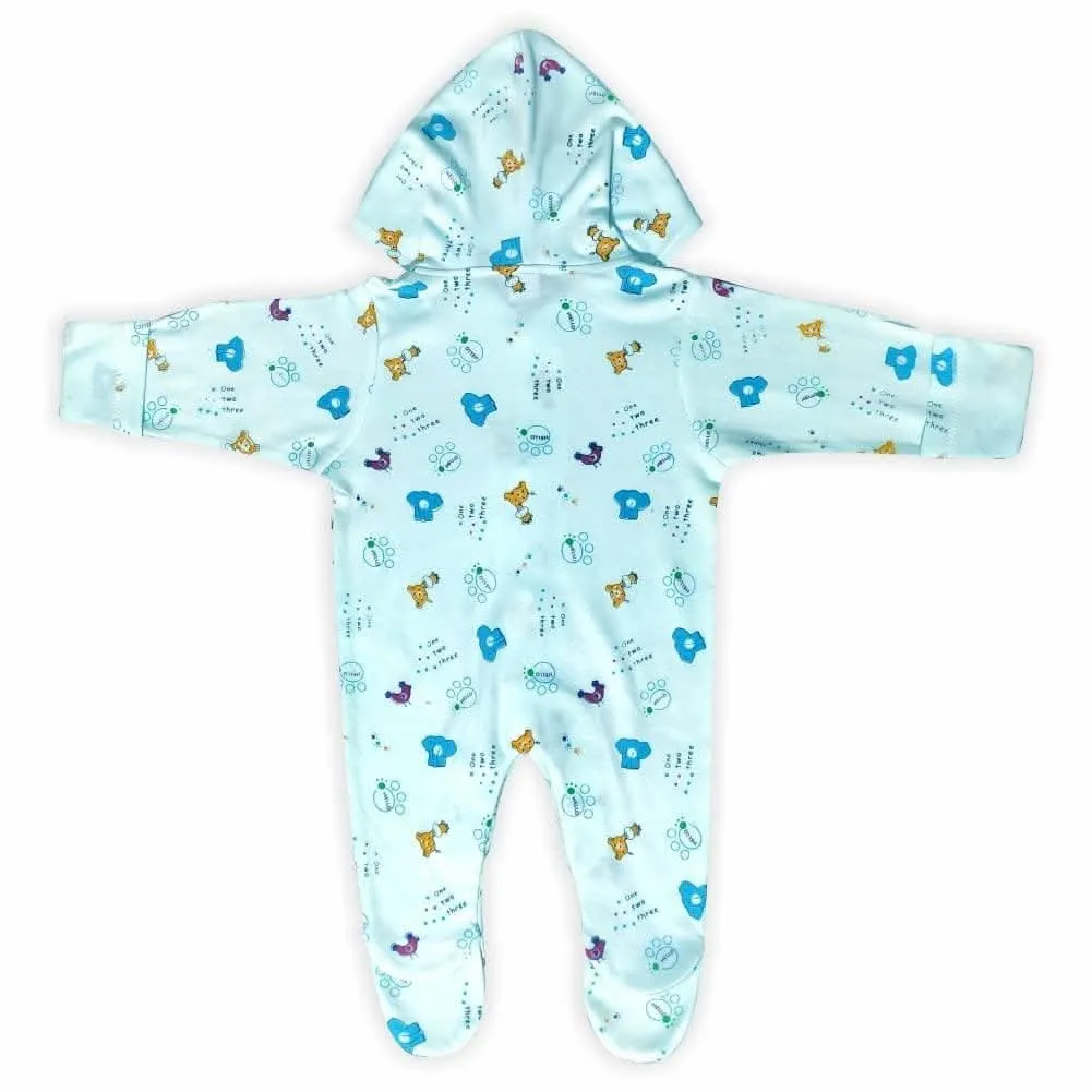 KIDS & BEBS® New Born Baby Romper baby suits for baby boy and baby girls ( blue , 0 - 3 months )