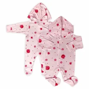 KIDS & BEBS® New Born Baby Romper baby suits for baby boy and baby girls ( pink , 3 - 6 months )