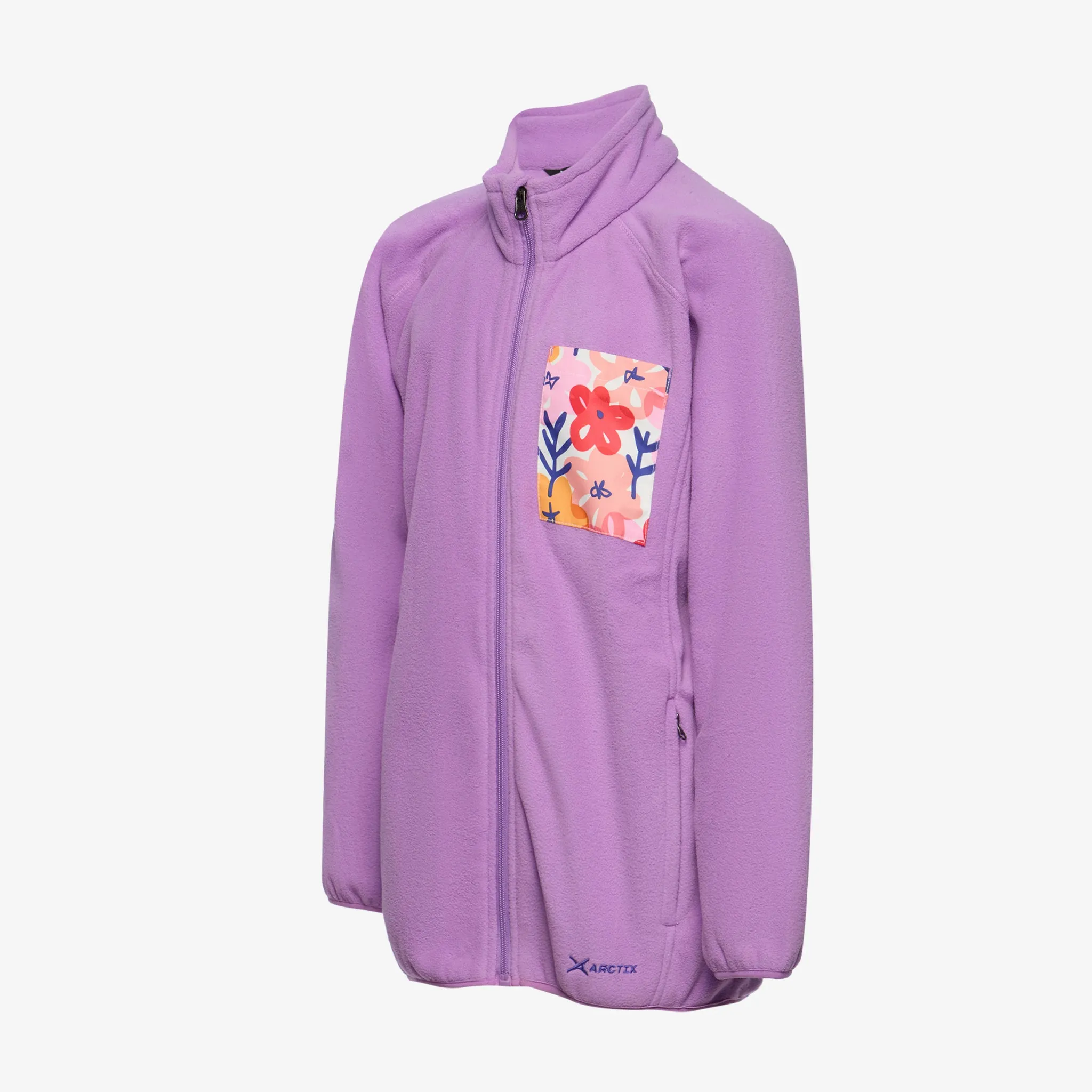 Kids Birch Printed Pocket Fleece