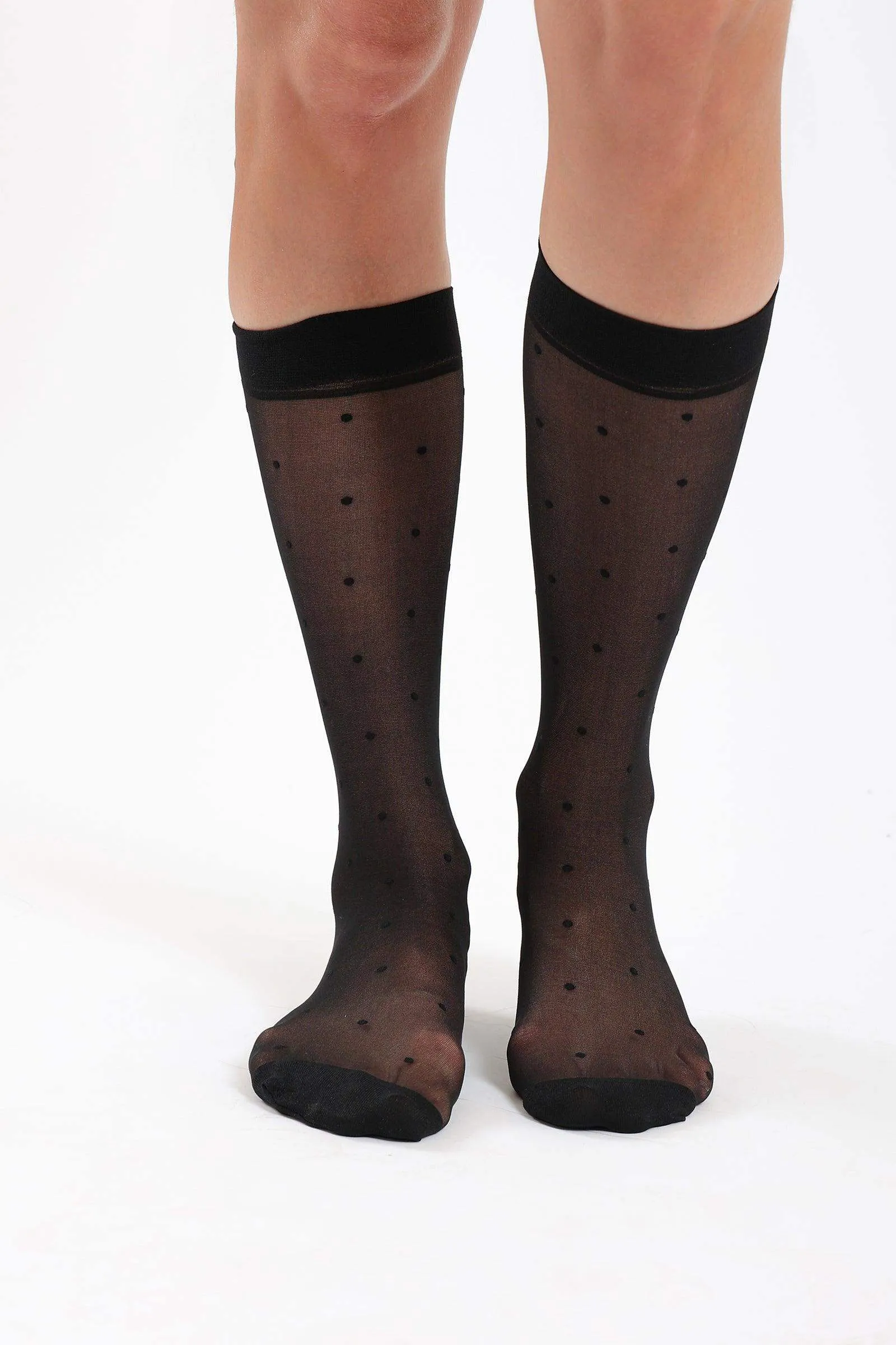 Knee High Dotted Socks