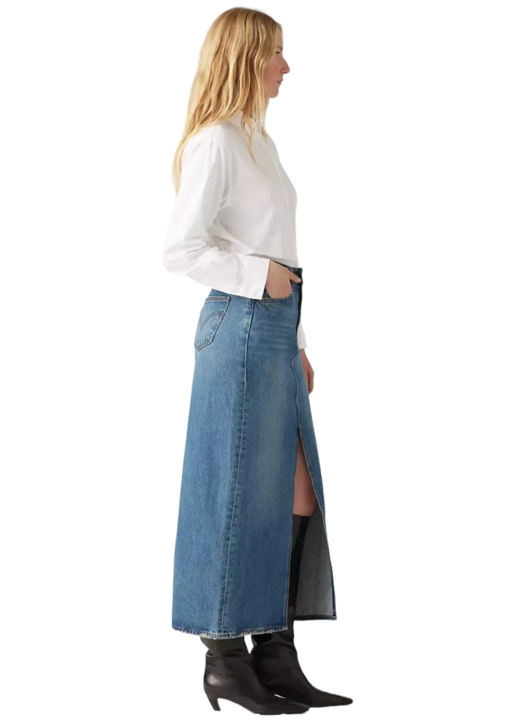 Levi's - Ankle Column Skirt - Low Fi Prep