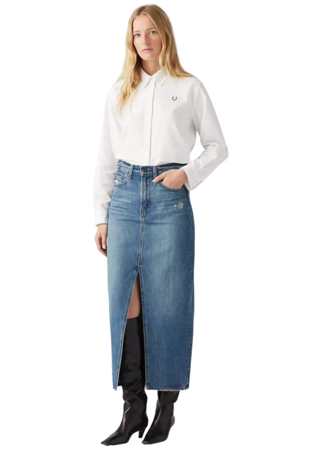 Levi's - Ankle Column Skirt - Low Fi Prep