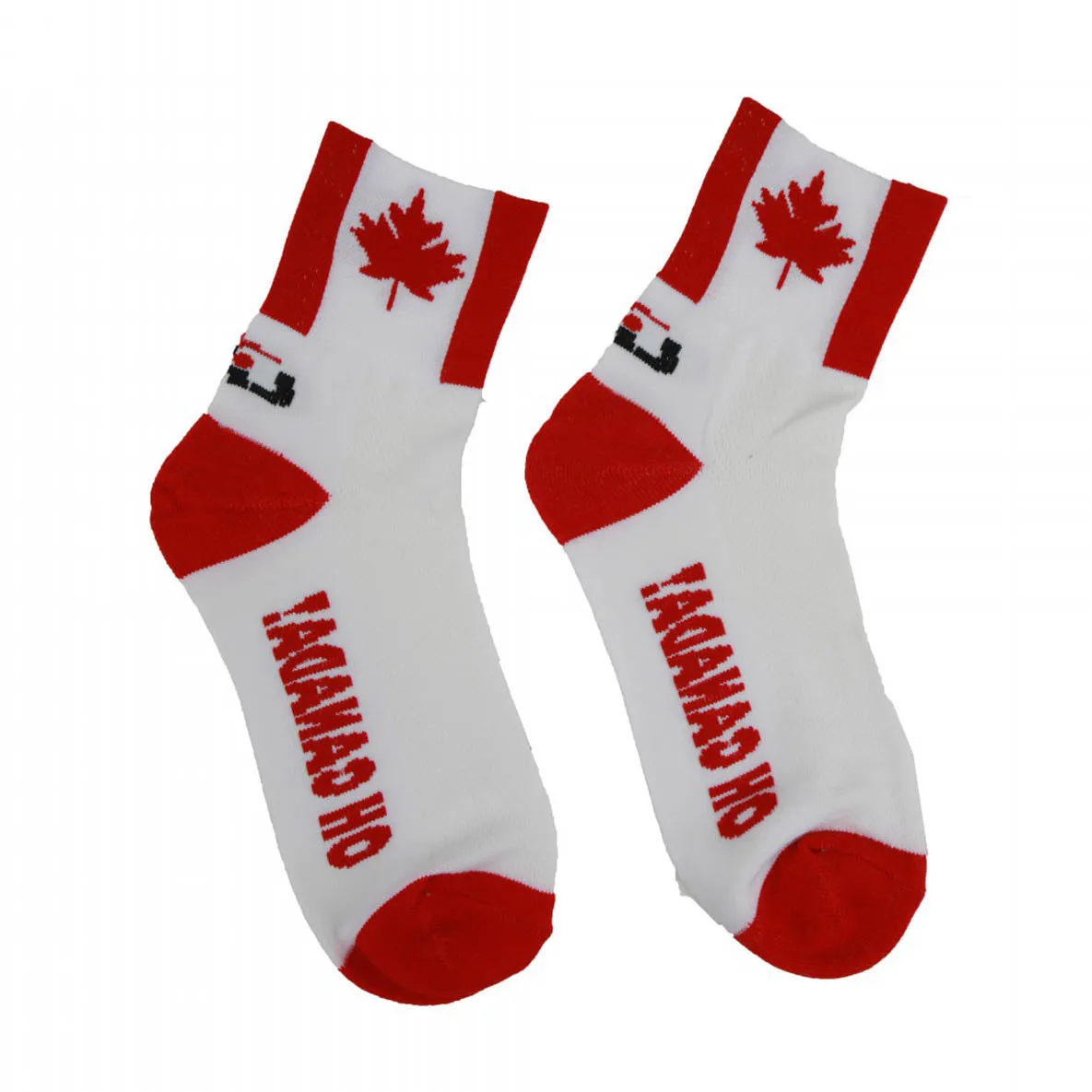 LIN Unisex Breathable Sports Cycling Socks Canada Flag