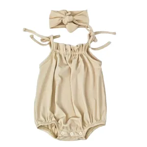 LOLA ROMPER - BEIGE