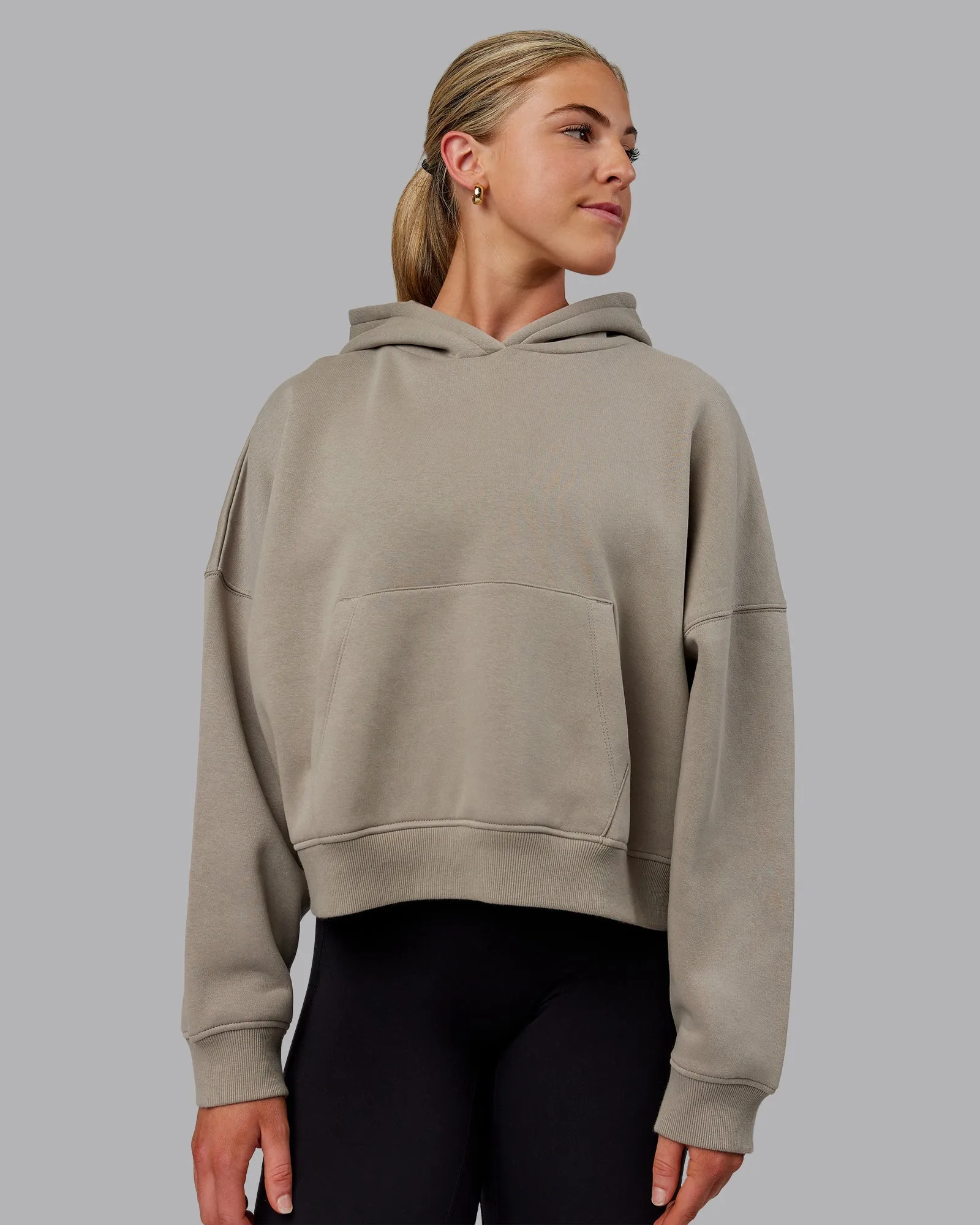 Love The Run Hoodie - Elephant-Soft Elephant