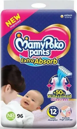 MAMYPOKO Pants New Born 96 Pieces