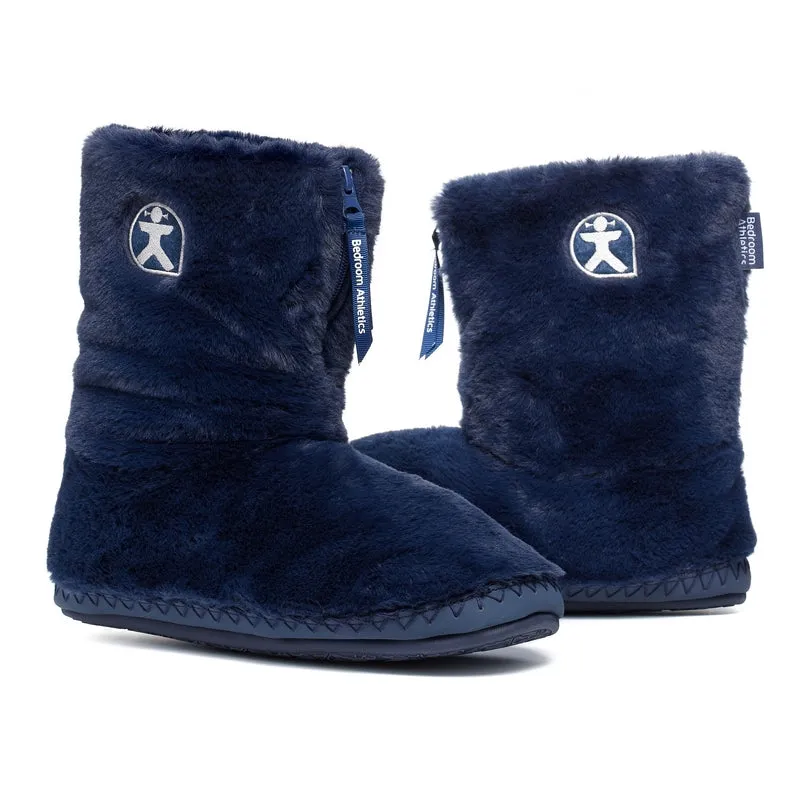 Marilyn - Classic Faux Fur Slipper Boot - Peacoat Navy