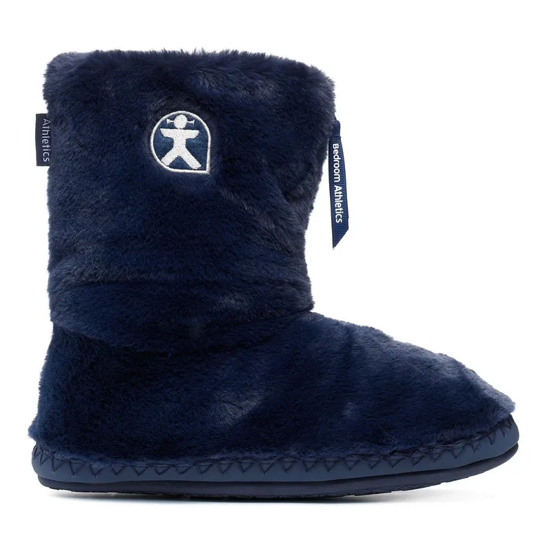 Marilyn - Classic Faux Fur Slipper Boot - Peacoat Navy