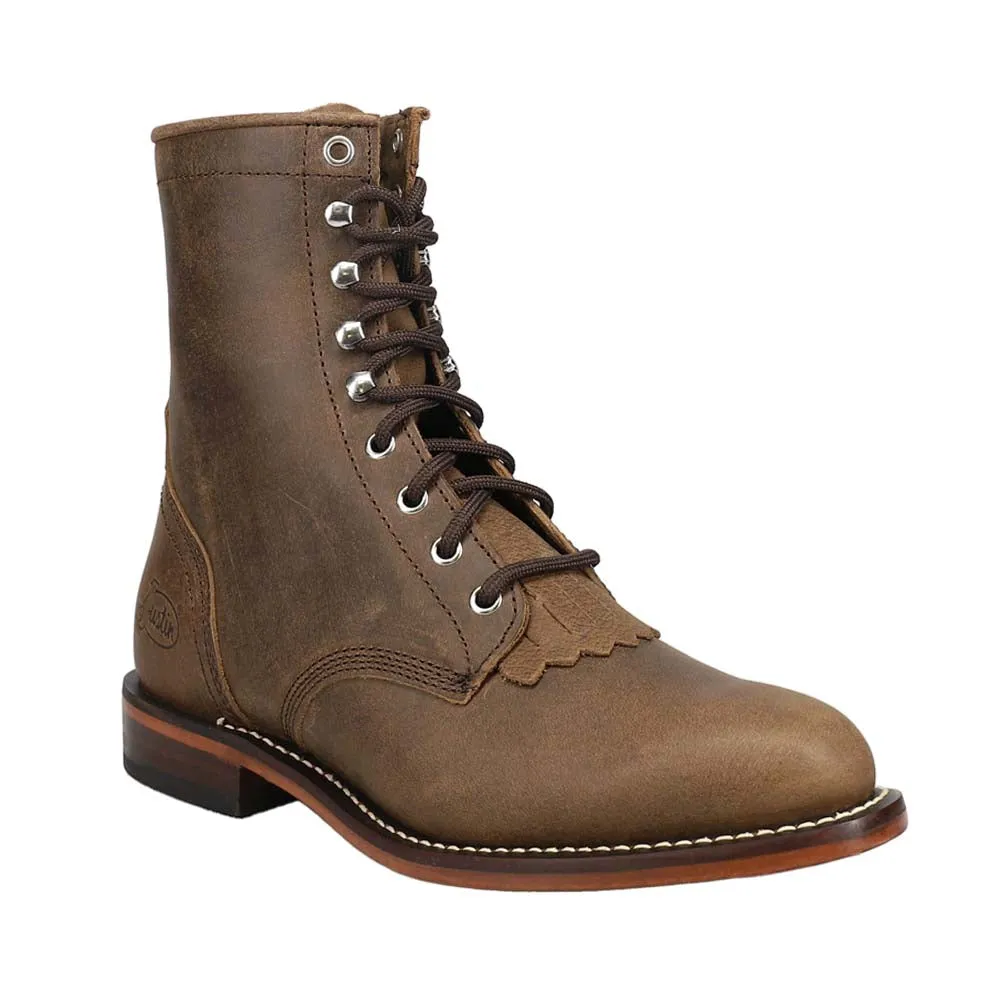 McKean Round Toe Lace Up Boots