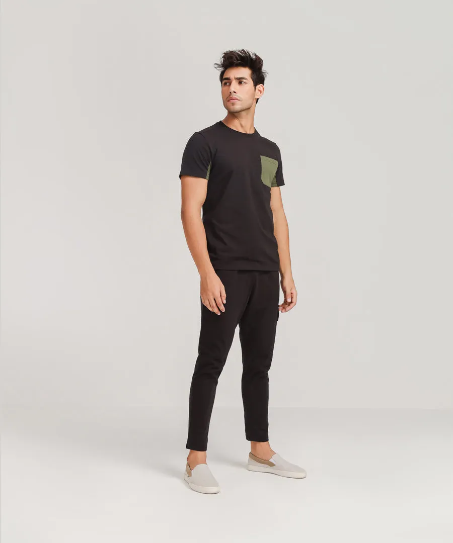 Men's Contrast Pocket T-Shirt