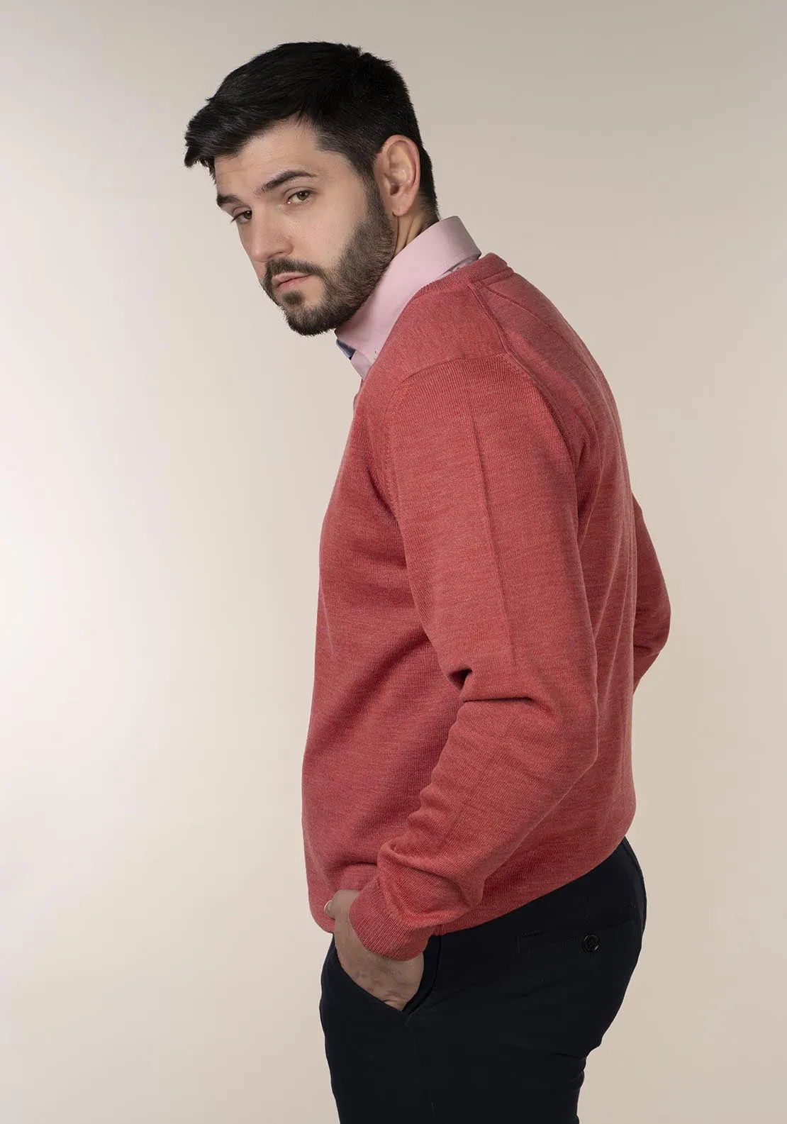 Mens V-Neck Jumper