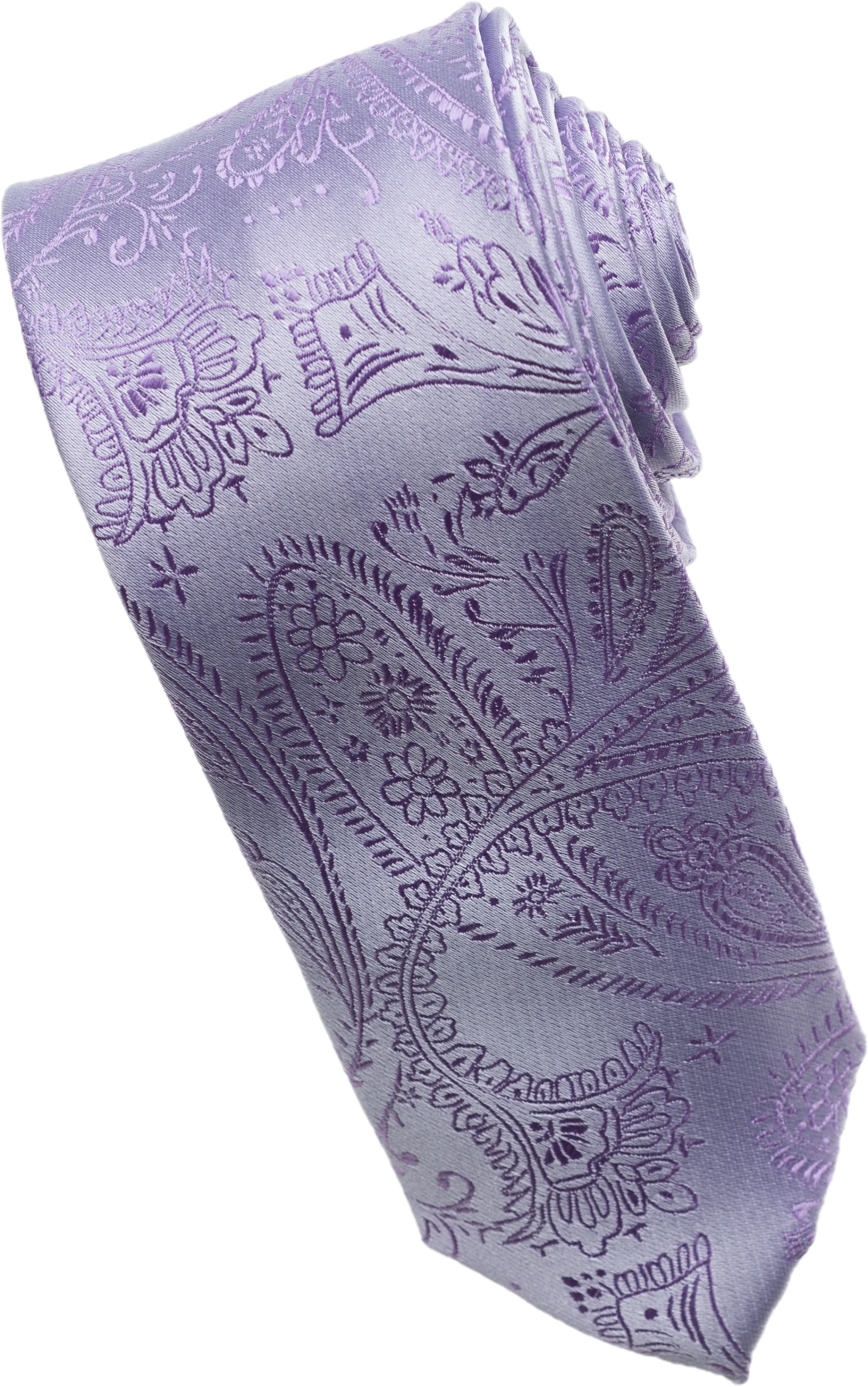 Navy Paisley Tone on Tone Necktie