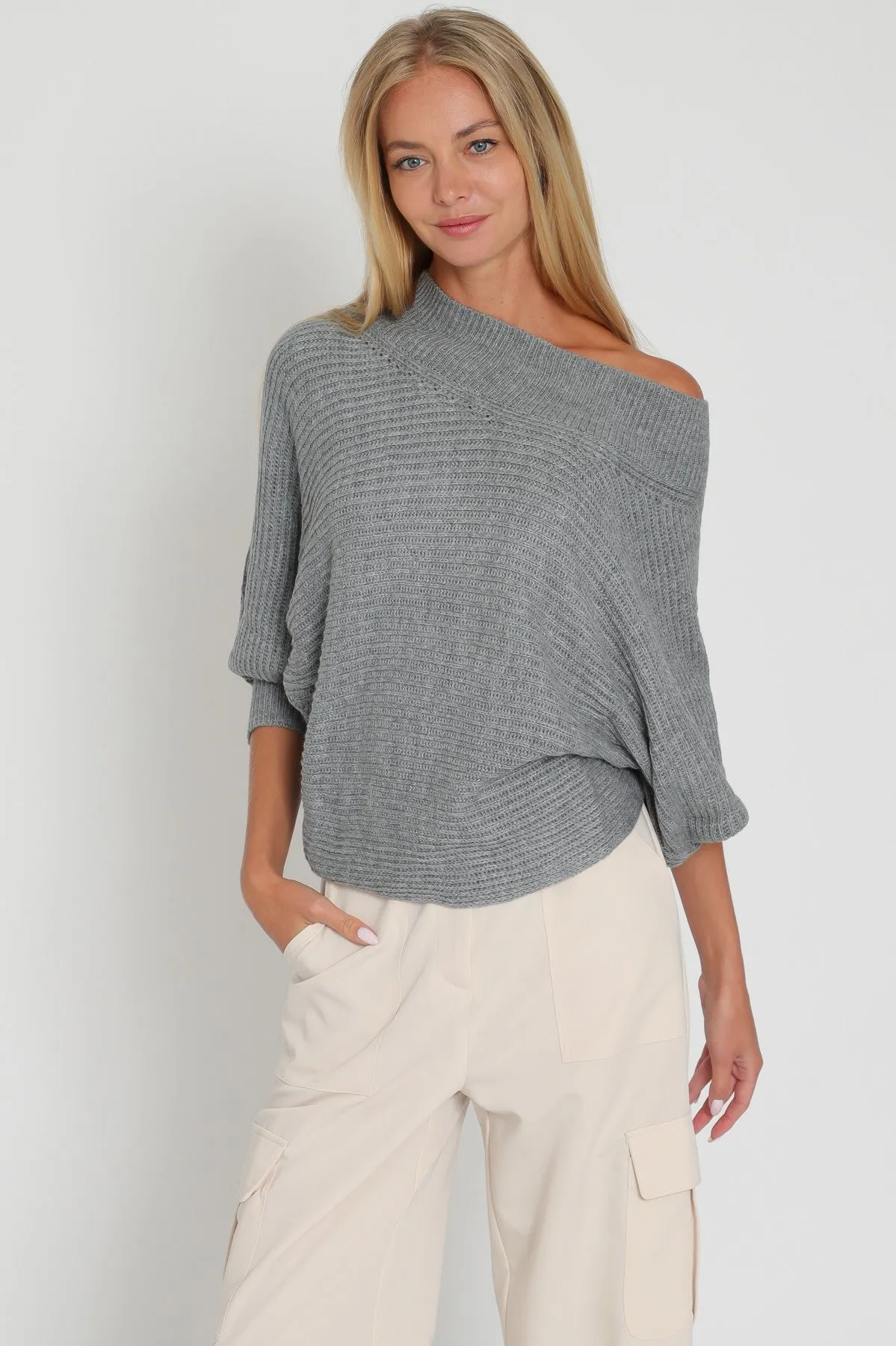 Off the Shoulder Sweater Top - Final Sale