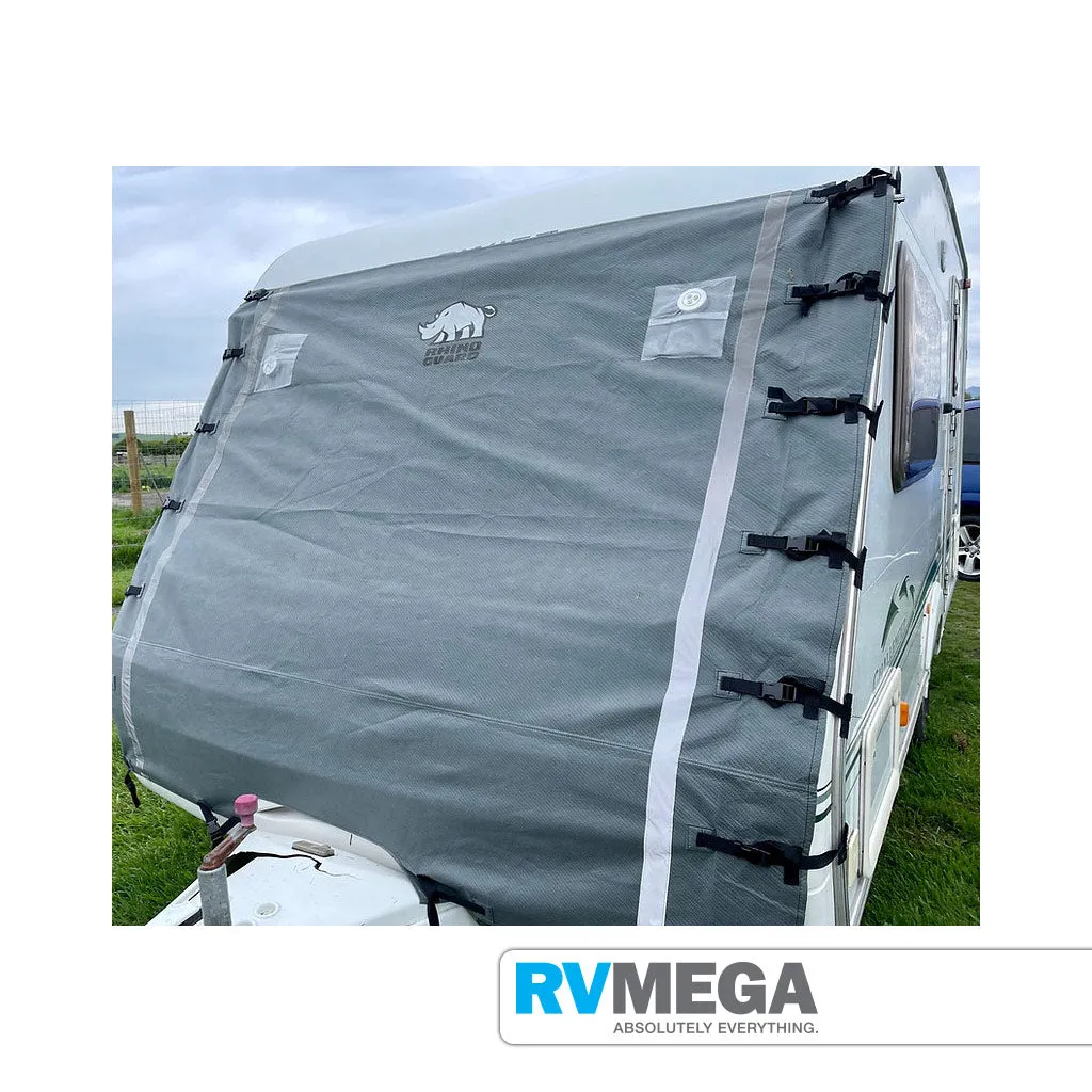 Rhino Guard Front Towing Cover - 215cm Wide Grey