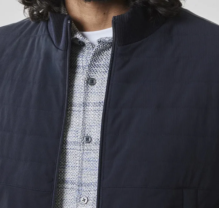 Robert Barakett Fremantle Quilted Vest | Navy