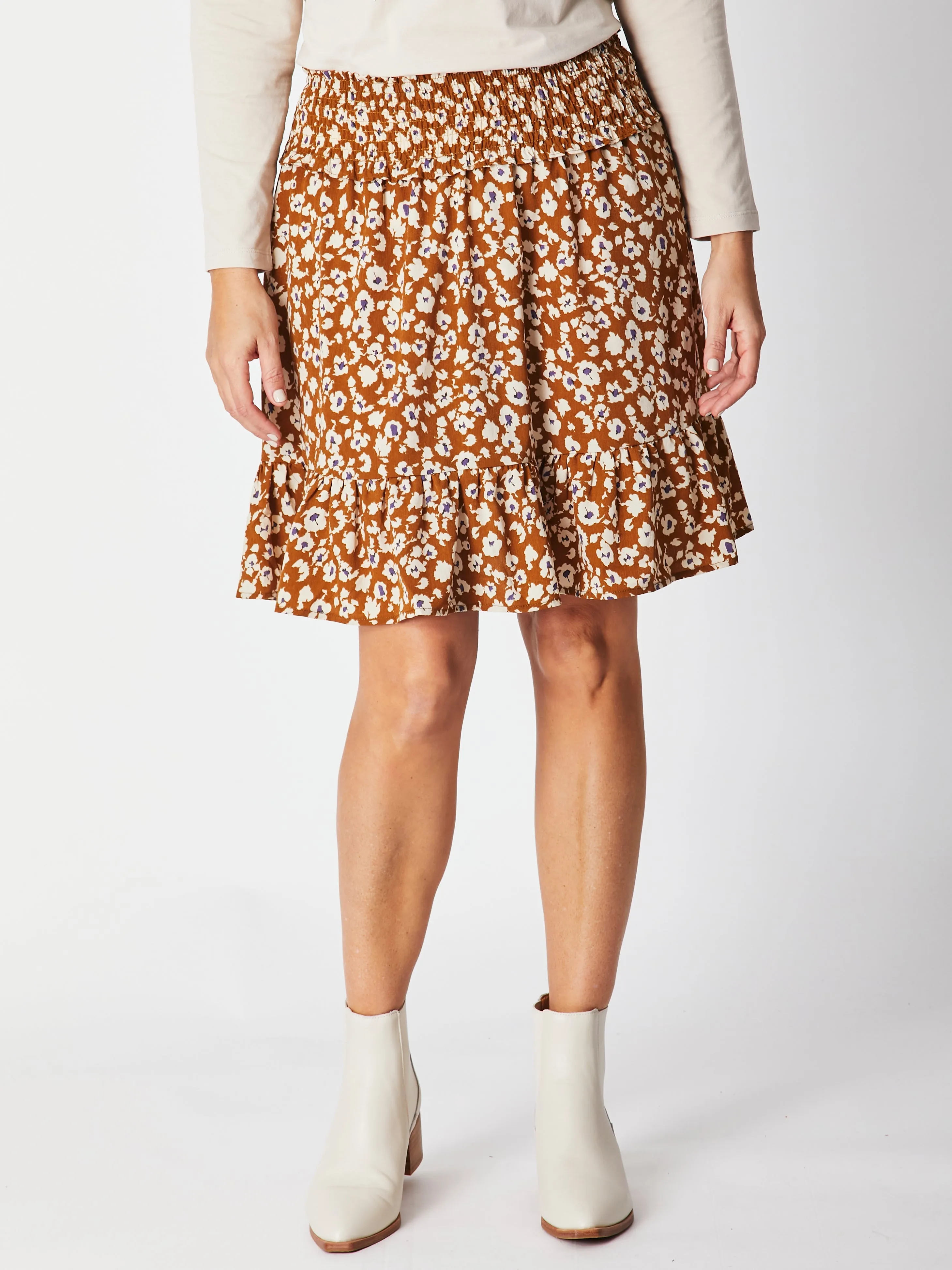 ROLLA SKIRT - Camel 28246 - sw