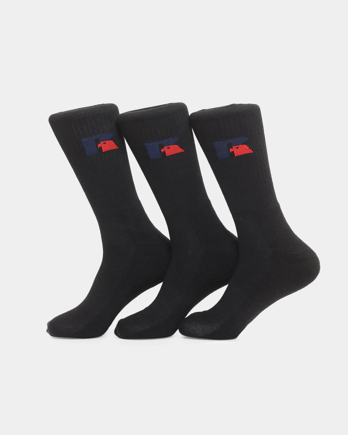 Russell Athletic Classic Sock 3 Pack Black