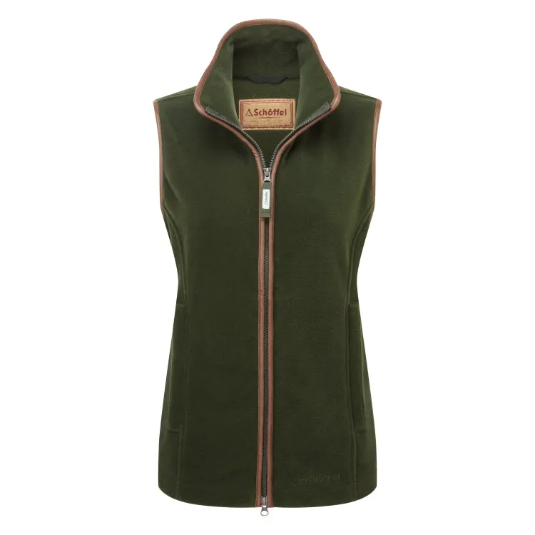 Schoffel Ladies Lyndon Fleece Gilet - Forest