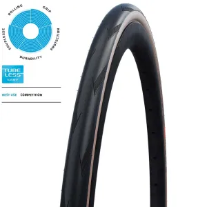 Schwalbe Pro One Evo Super Race V-Guard TLE 700x25 Fold Transparent Sidewall