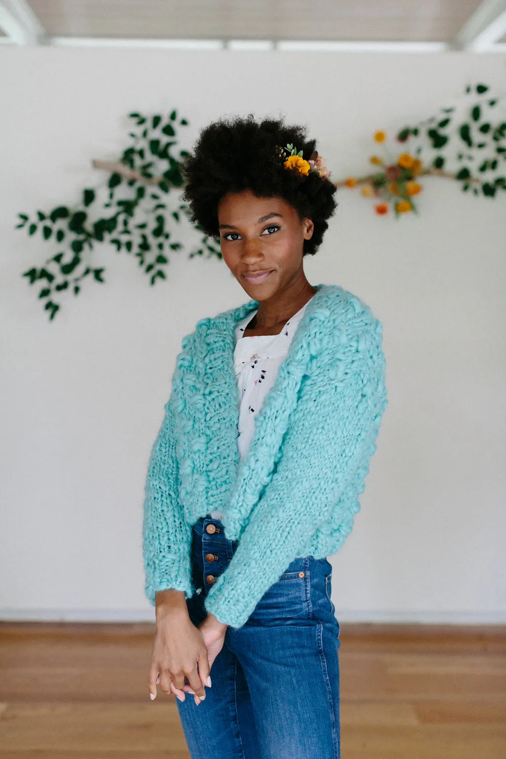 Snowfall Bobble Cardi