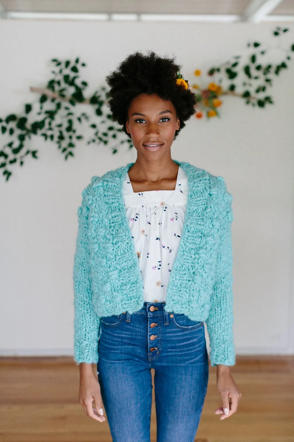 Snowfall Bobble Cardi