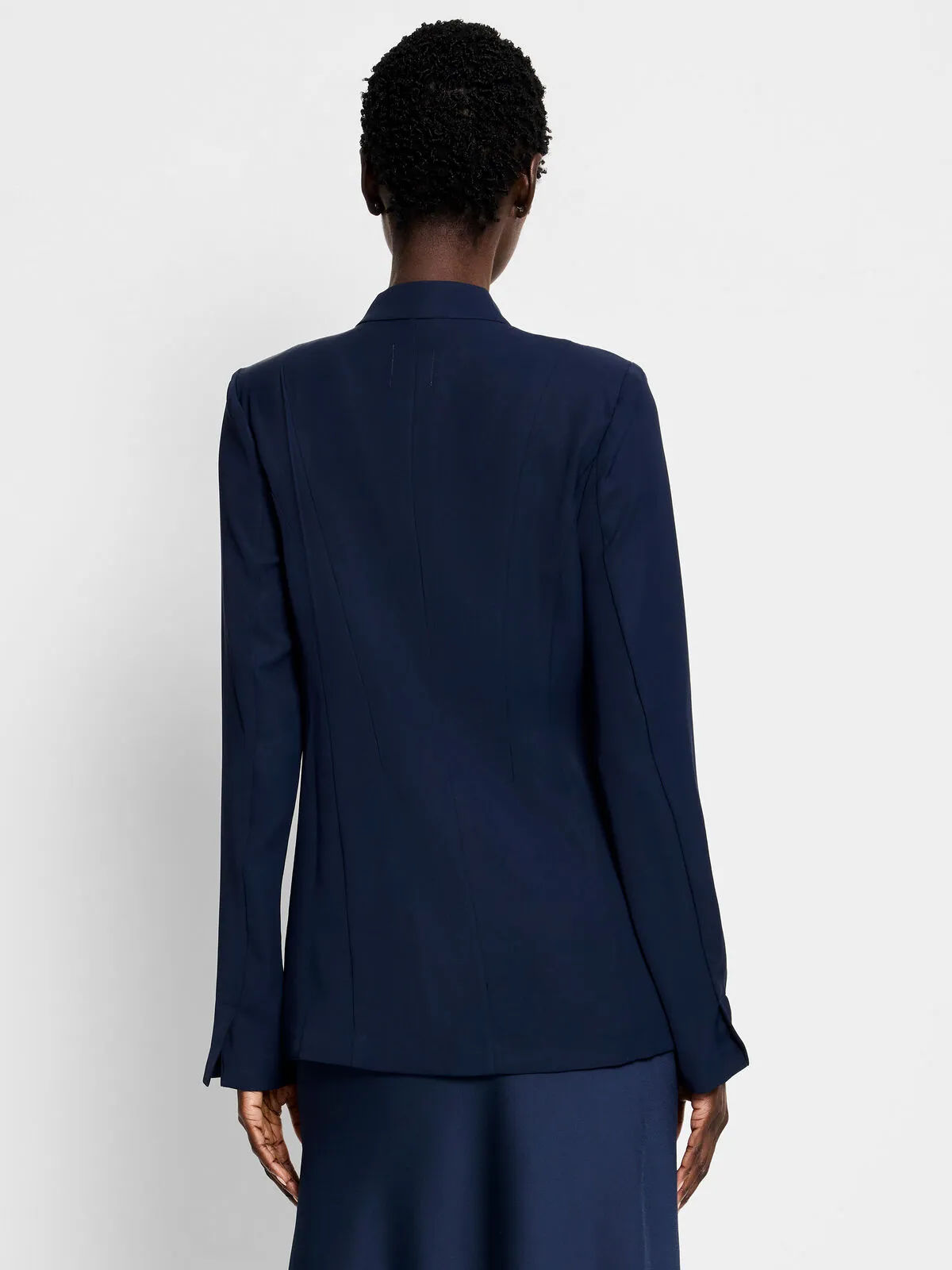 Social Edit Blazer - Dark Indigo