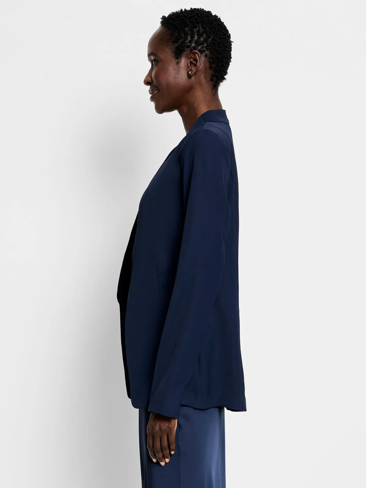 Social Edit Blazer - Dark Indigo