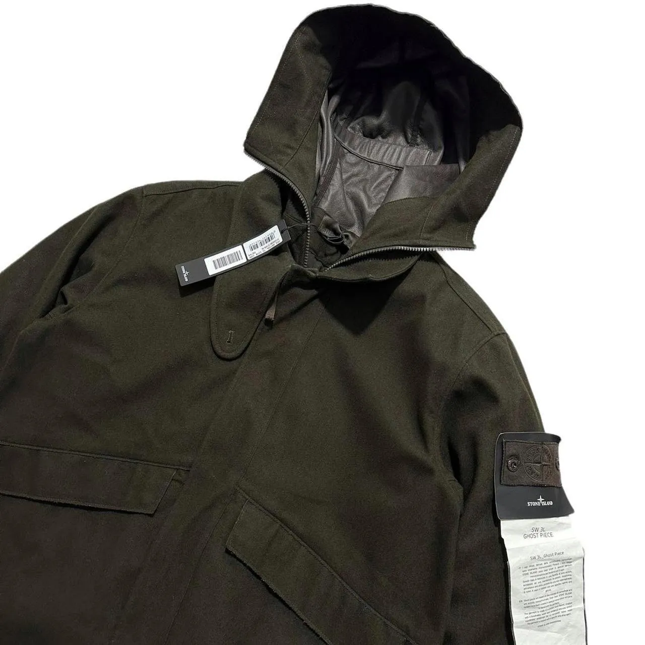 Stone Island SW 3L Wool Ghost Jacket