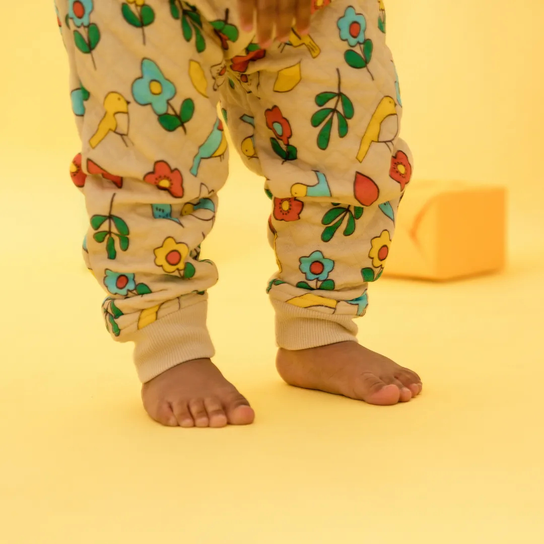 Tiny Tails - Quilted Full sleeve top and pants for kids