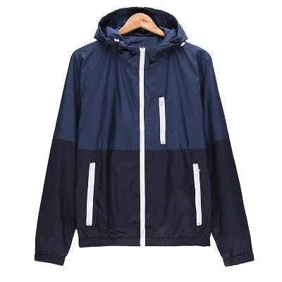 Windbreaker Men Casual Spring Autumn Lightweight Jacket